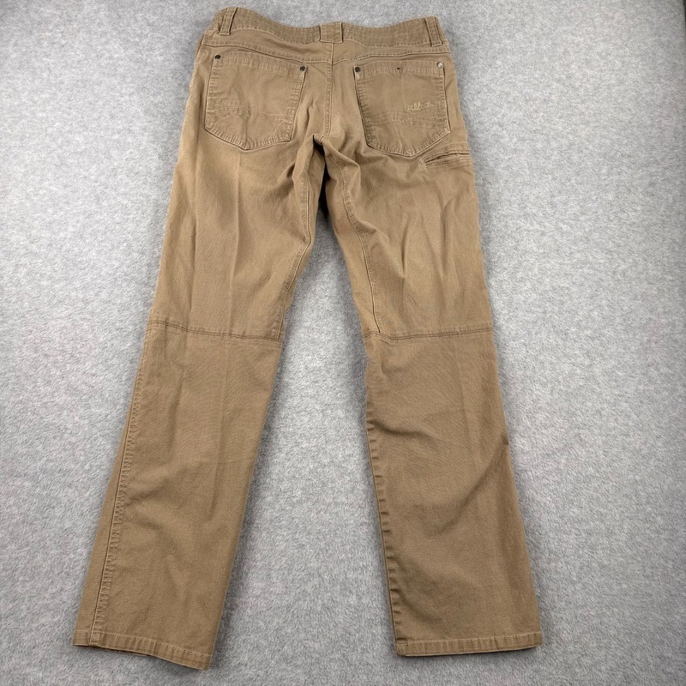 Kuhl Kanvus Jean Mens 32x30 Brown Canvas Pants Stretch 5114 Outdoor Workwear - Picture 2 of 14